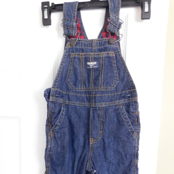 Kid's Overalls with Flannel Lining - Picture 1 of 3